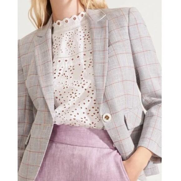 Veronica Beard Schoolboy Dickey Blazer Size 14 New with Tags - Picture 2 of 10